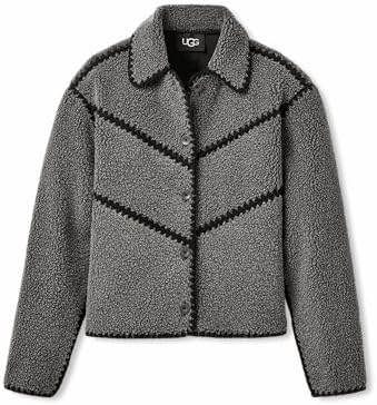UGG Men's Ashbury Uggfluff Peacoat Jacket, Chestnut, XXL at Amazon